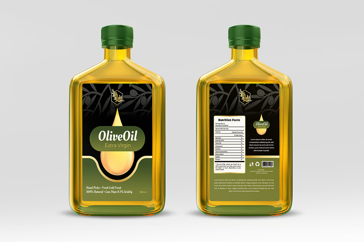 Example of Product Packaging Supplement Labeldesign